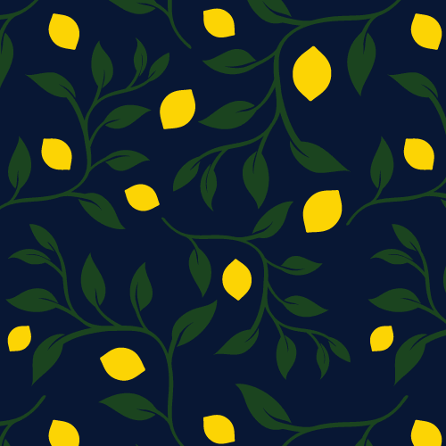 Lemon Sherbert fruit tea background pattern